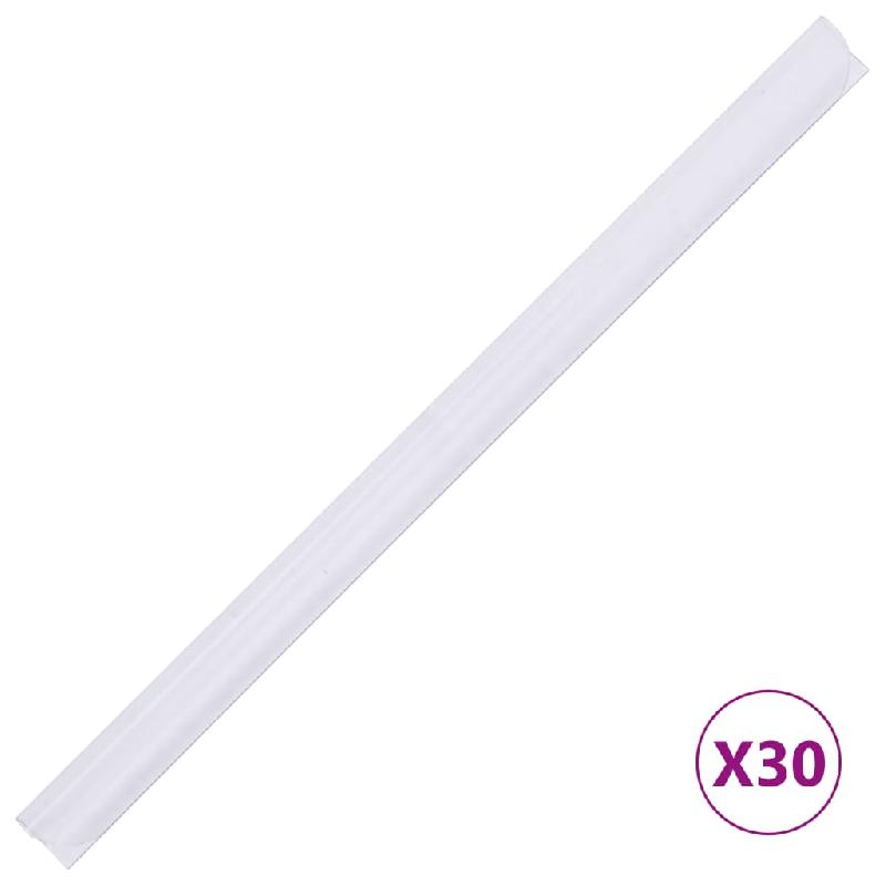 Vidaxl écran d'intimité de jardin pvc 70x0,19 m blanc 147859_5