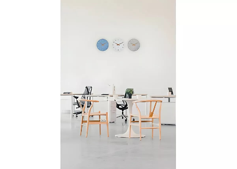 Horloge murale bois gris_5