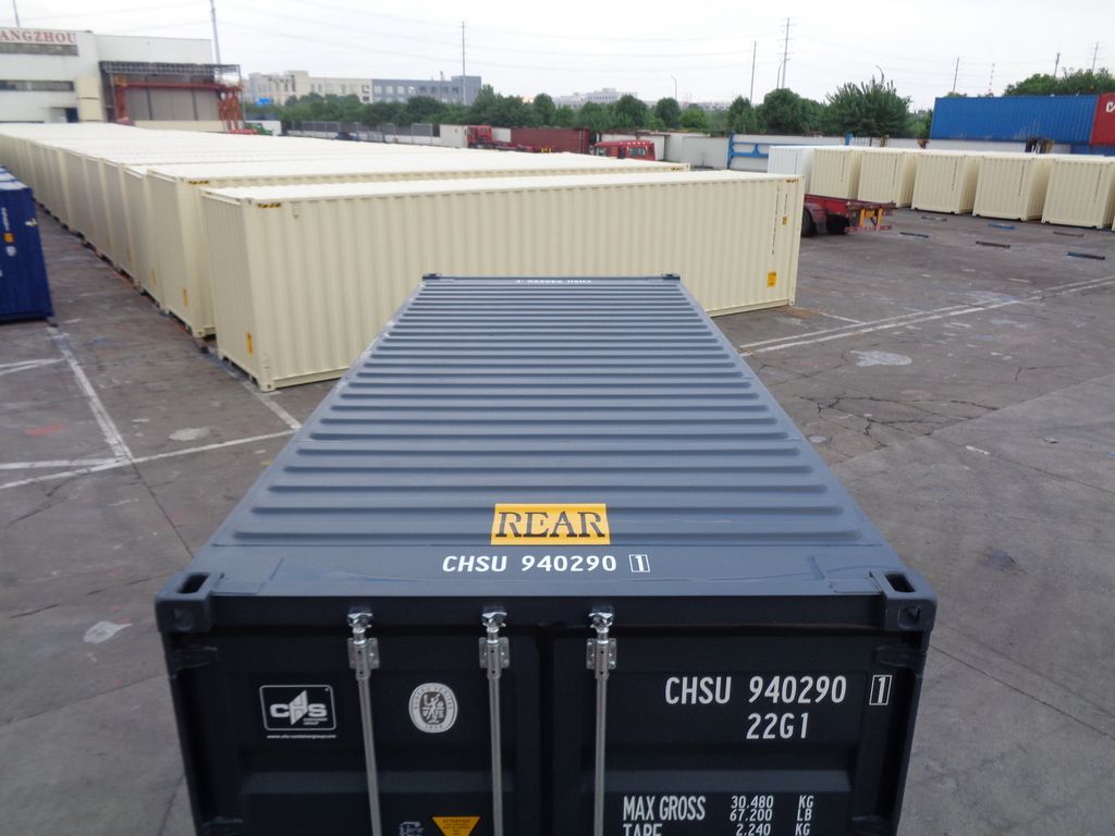 Container maritime 20 pieds Double Door parfait pour le chargement et le déchargement des marchandises en FIFO_5