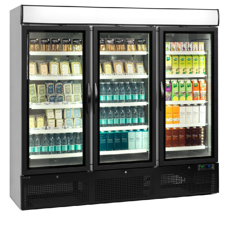 Réfrigérateur vitré - gamme NC - vitrines réfrigérées basse consommation - 1 à 3 portes - Référence NC7500G_5