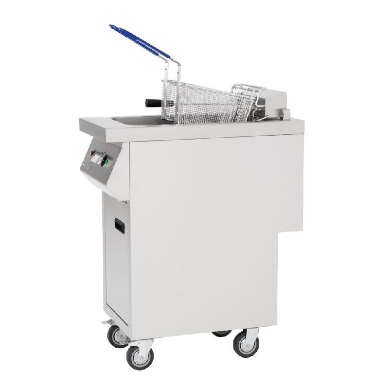 Friteuse électrique sur meuble - 1 cuve 20 L - 12 kW - Buffalo - HU198_5