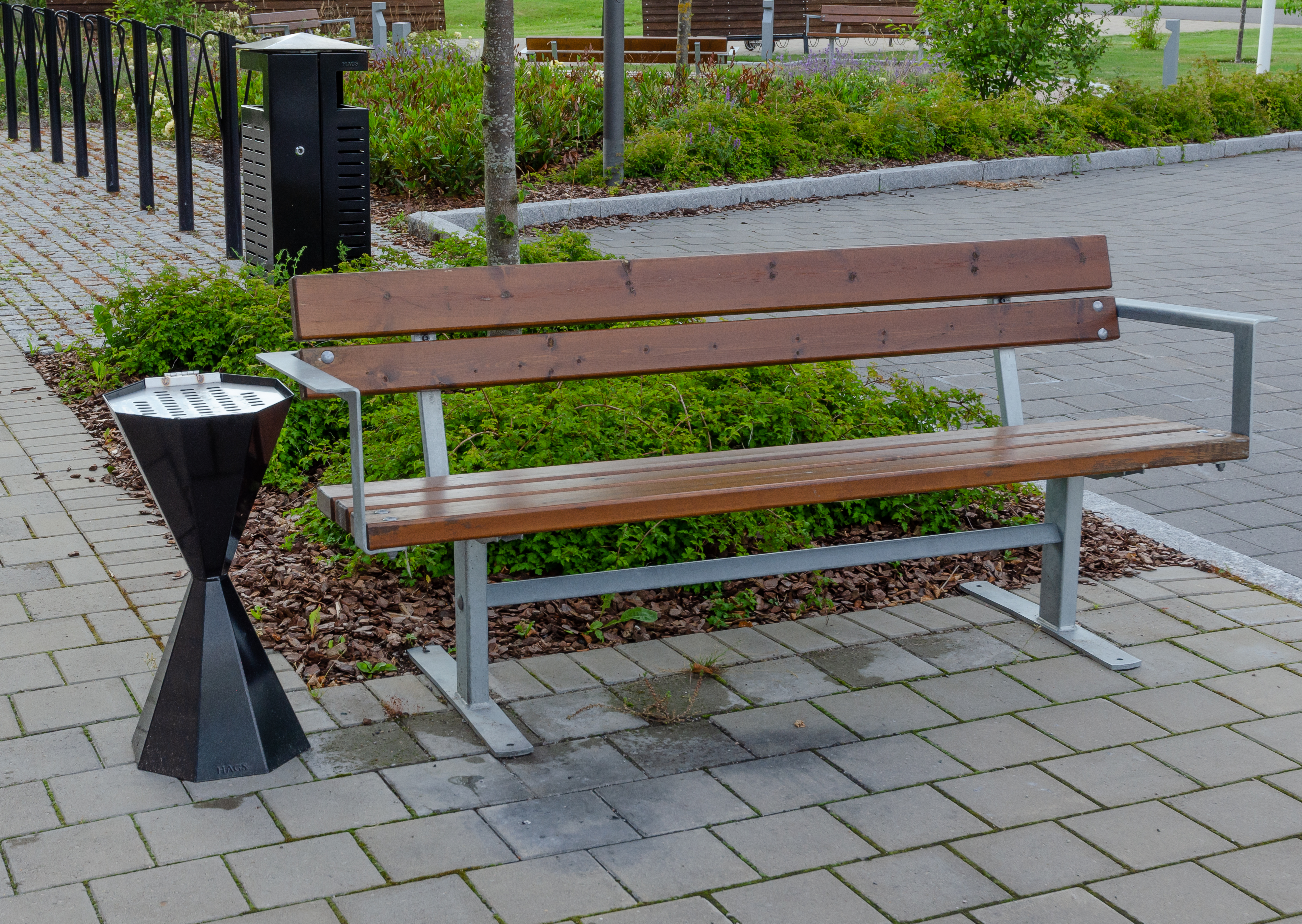 Banc public Ekeby réf 8042424 - Hags - montage en 1 heure, 1760 mm de longueur_5