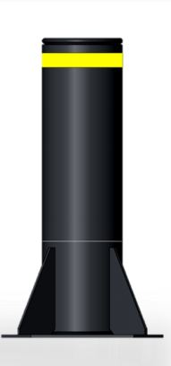 Borne de défense K4 - SUMO R1000 fixe FP - acier ou inox, H.700mm, Ø273mm_6