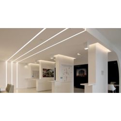 Luminaire linéaire encastré LED connectable en série - diffuseur polycarbonate opale - SKYWAP 600 - 10W ou 20W_5