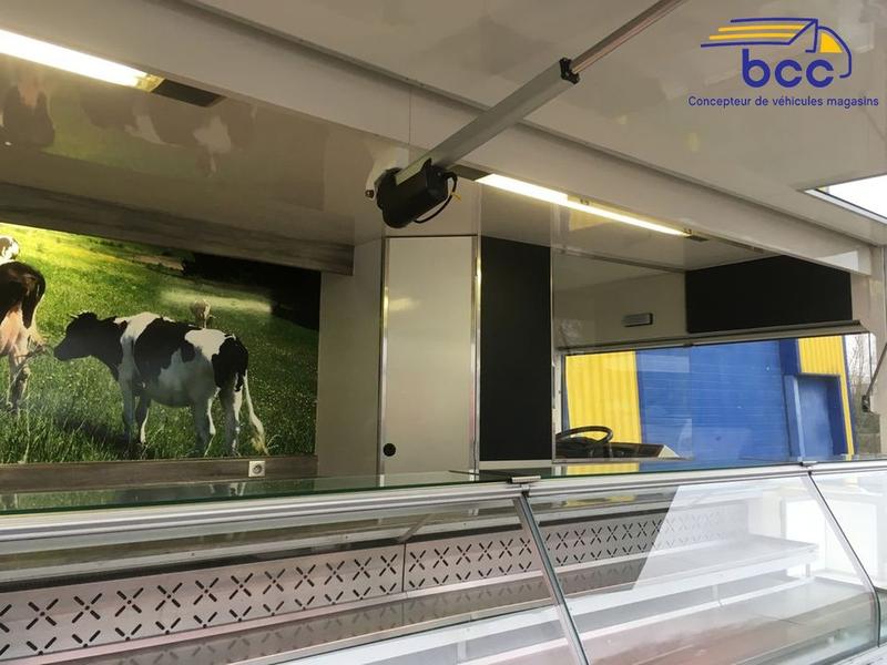Camion marché panoramique 6m – Vitrine réfrigérée 5m + réserve réfrigérée – Minonzio Top 3512 - occasion_5