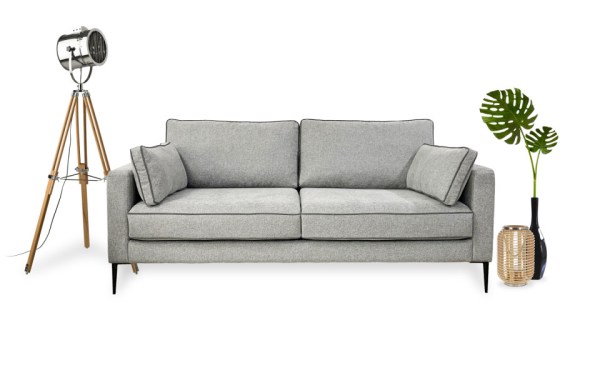 Canapé 4 places Peter 200 cm - Home Spirit - Design contemporain avec pieds hauts_6