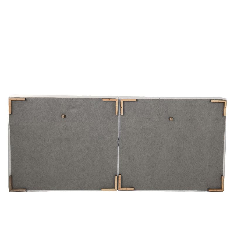 Canapé design modulable LITA - 9 coussins XXL - Blanc - Structure en bois massif - Dimensions 330x145x70 cm_5