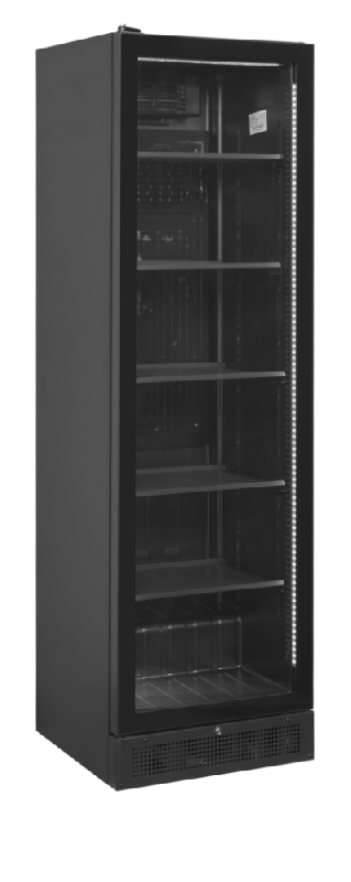 Réfrigérateur à boissons SCU1425 - porte vitrée réversible - finition noire - froid ventilé - charnières côté gauche_5