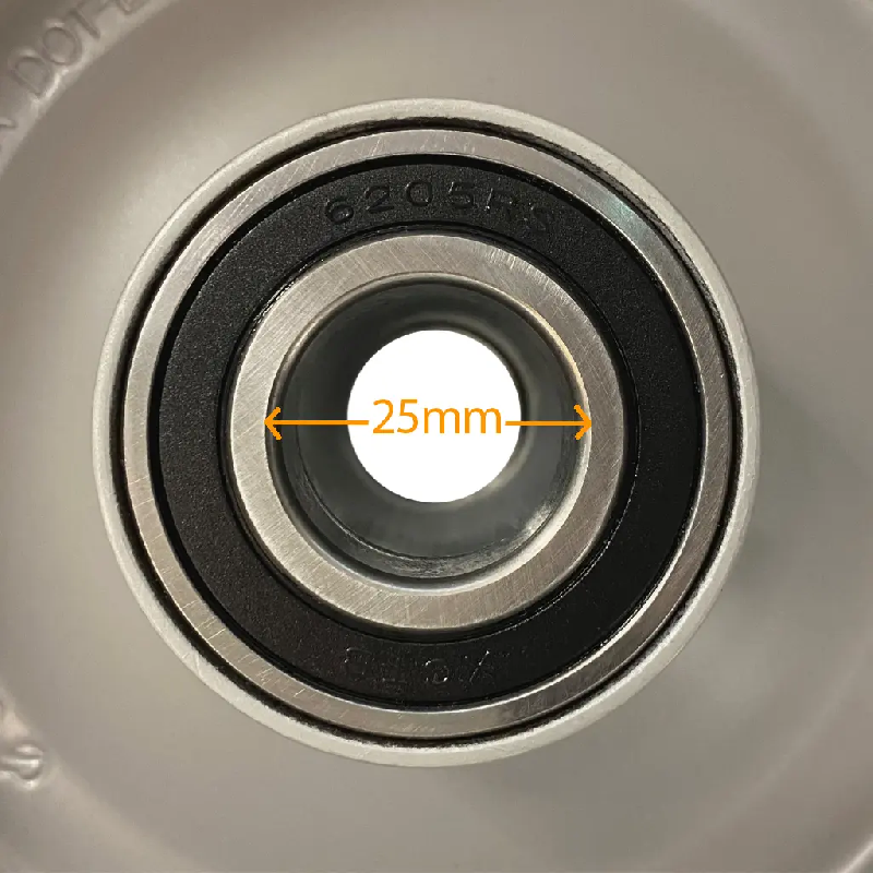 16x6.50-8 Grass Lawnmower Wheel 4ply P332 Tyre Steel Rim 25mm Bearings 65mm Hub_5