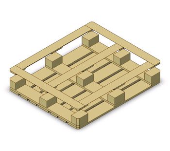 Machine pour montage de semelles palettes avec format adaptable