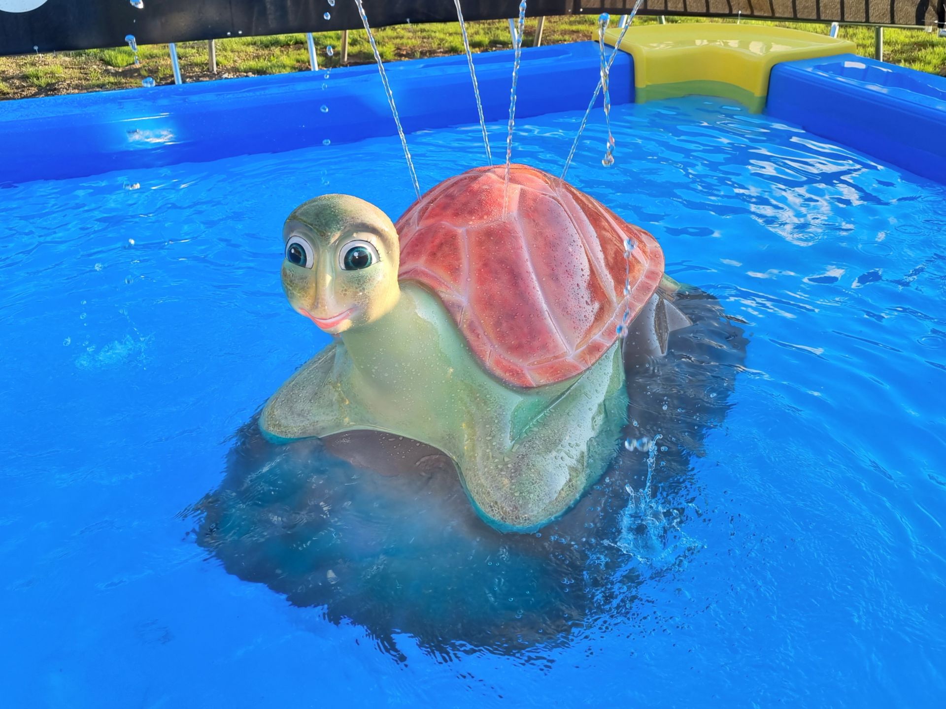 Pataugeoire - Jeux aquatiques Athalia avec pompe manuelle robuste_5