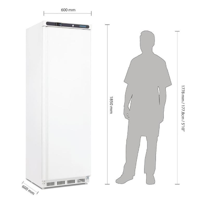 Armoire réfrigérée négative blanche - 1 porte - Série C - 365L | Polar - CD613_5