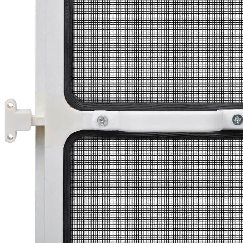 Vidaxl moustiquaire blanche à charnière pour portes 120 x 240 cm 141565_5