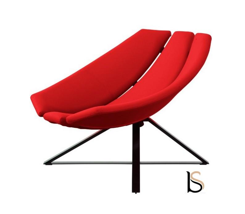 Fauteuil Radar - Softline - Feld Rouge 588_5