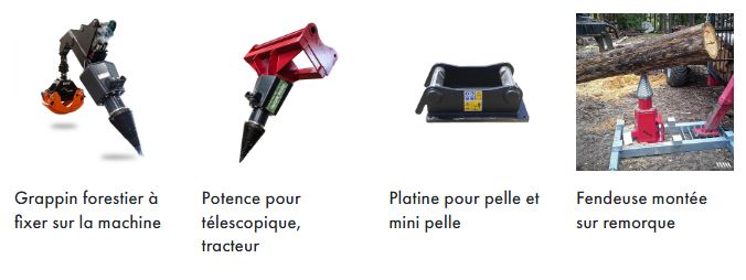 Fendeuse à vis M1 5.2 K LASCO - Cône de 28 cm - Compatible mini-pelle, chargeuse, tracteur_5