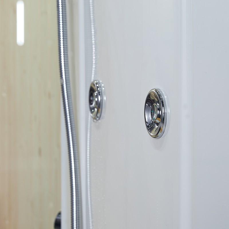 SAUNA DOUCHE HAMMAM BOREAL® SH180-G BLANC GAUCHE_5