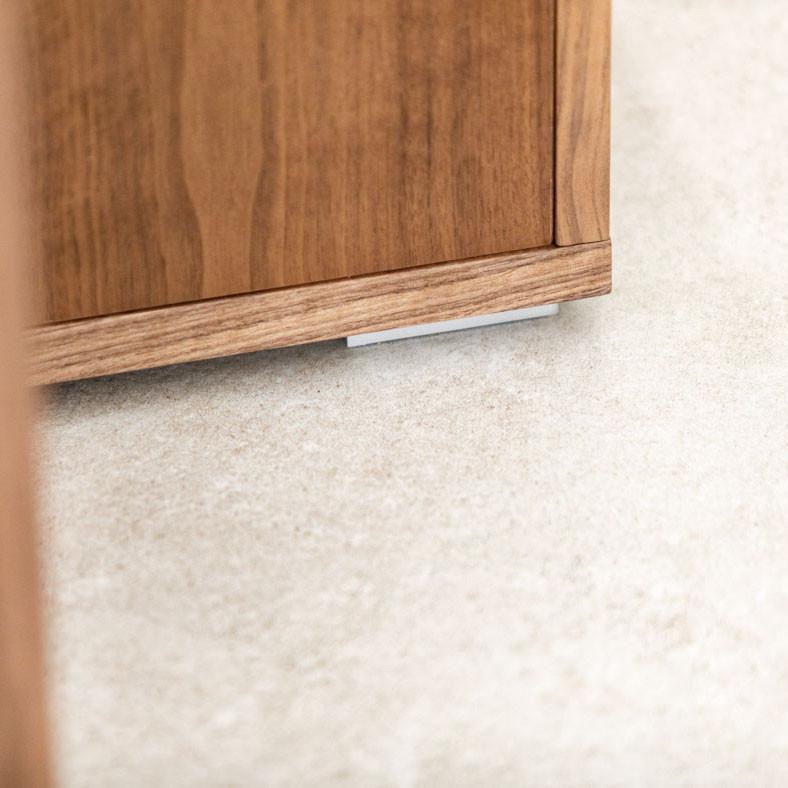 Bureau de direction TAK plateau rectangulaire - Mobel Linea - 160, Acacia clair_5