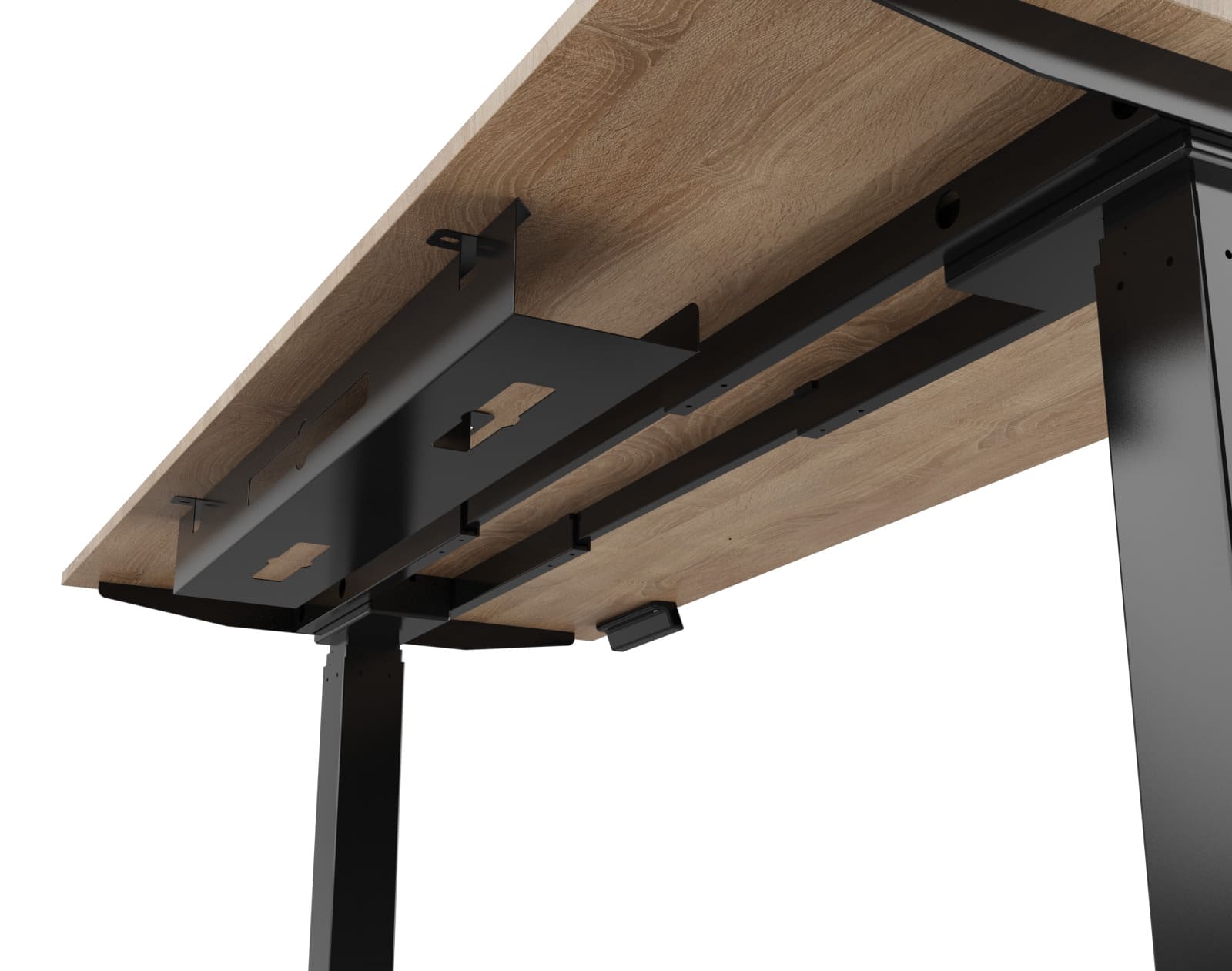 Passe-câble horizontal en acier inoxydable - Dimensions 80 x 12,5 x 7,5 cm - Jusqu'à 30 câbles - 3 points de fixation_5