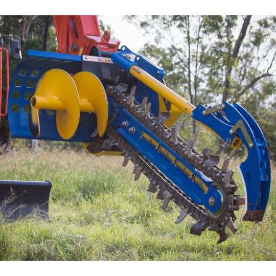 Trancheuse Auger Torque avec boîte de vitesse épicycloïdale