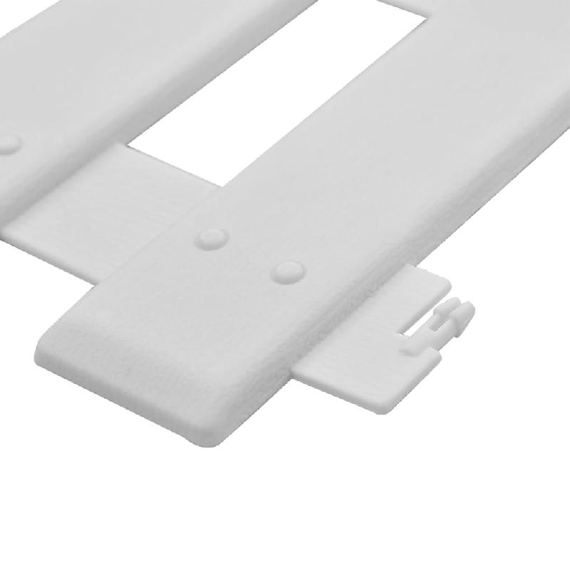 Vidaxl bordures de pelouse 25 pcs blanc 10 m pp 48616_5
