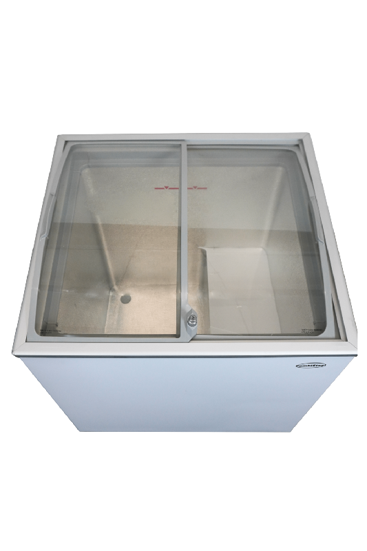 Congélateur bahut couvercle en verre 198 l l767mm 7151.1000 COMBISTEEL_5