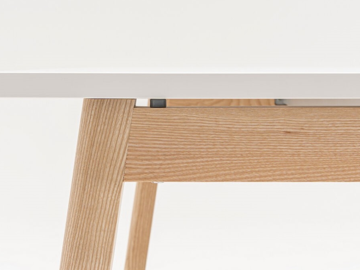 Bureau administratif simple et double - OGI B - Design scandinave avec pieds en frêne naturel et options ergonomiques_5
