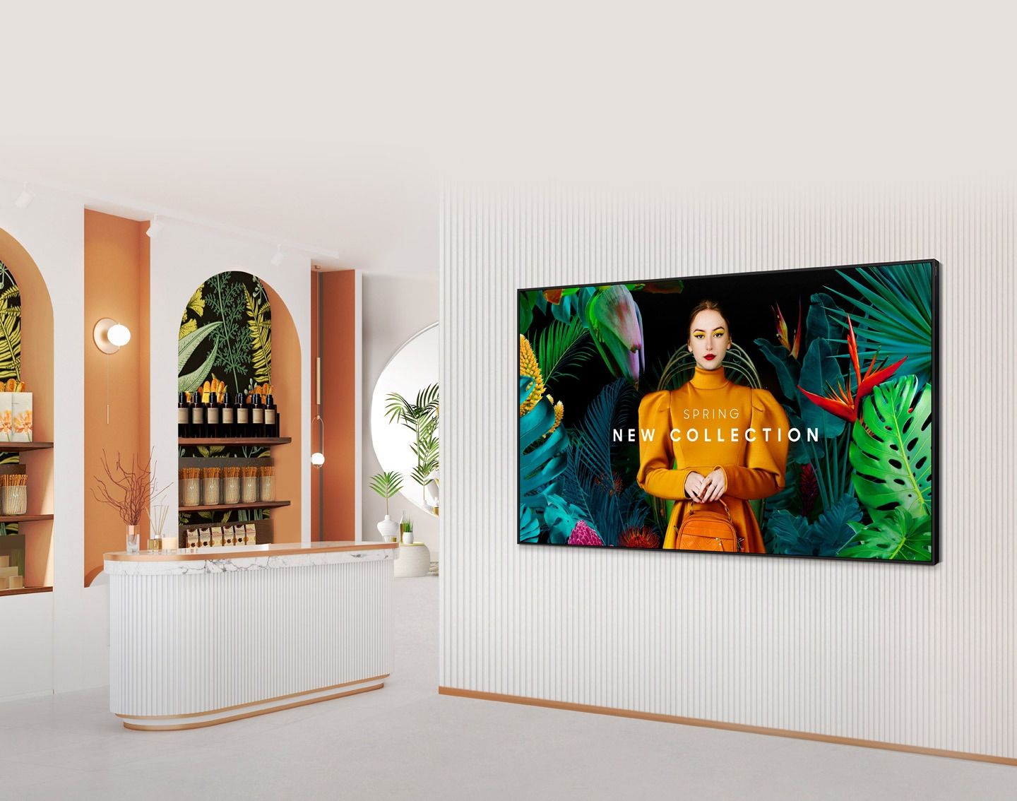 Écran d'affichage dynamique intérieur - SAMSUNG - Gamme QB - 43 pouces - UHD 4K - Technologie Upscaling_0