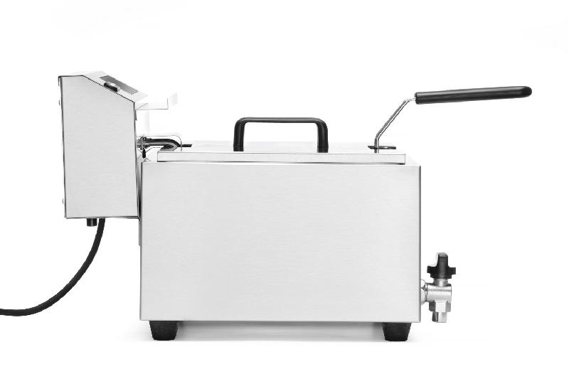 Friteuse Profi Line avec robinet de vidange numérique 8L 230V HENDI_5