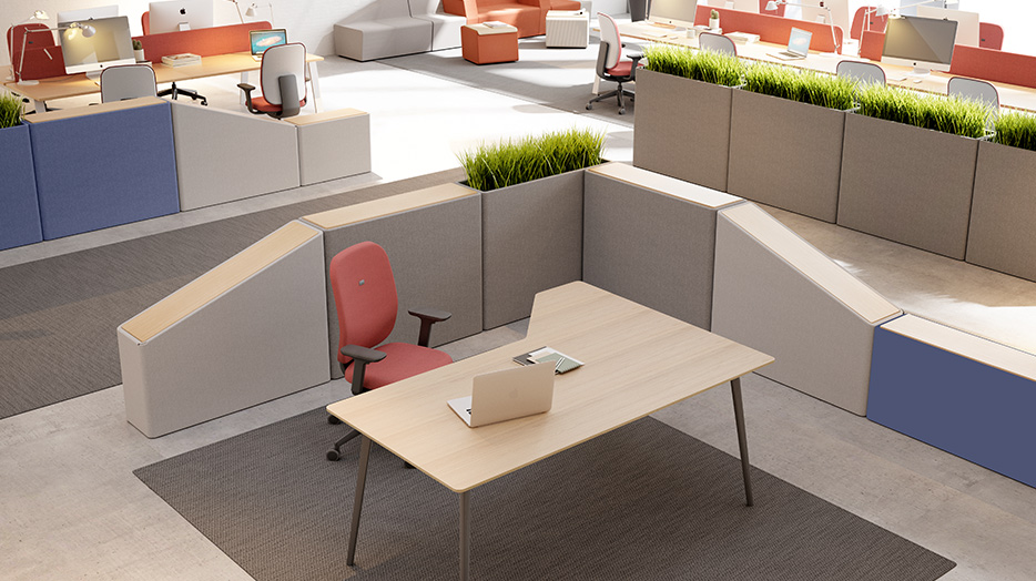 Banquette modulable pour atmosphère créative