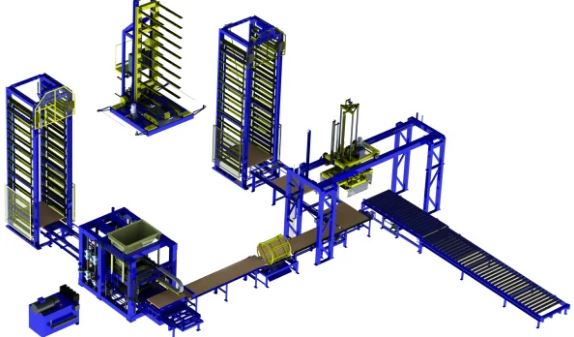 Machine de fabrication de blocs béton - ROMETA 2030 - Production moyenne-haute avec vibrocompresseur et centrale 750/500 L_5