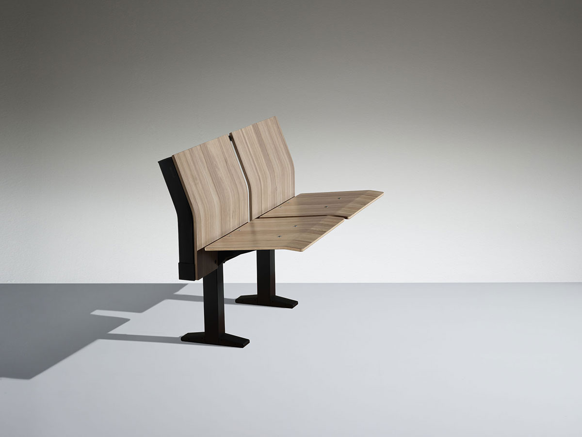 Siège d'amphithéâtre résistant à l'usure pour les salles de cours de l'université, des salles de conférence, les auditoriums, centres de congrès et des installations de formation.- e4000_5