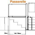 Élévateur vertical VERRAlift LM avec alimentation en 230 V monophasé