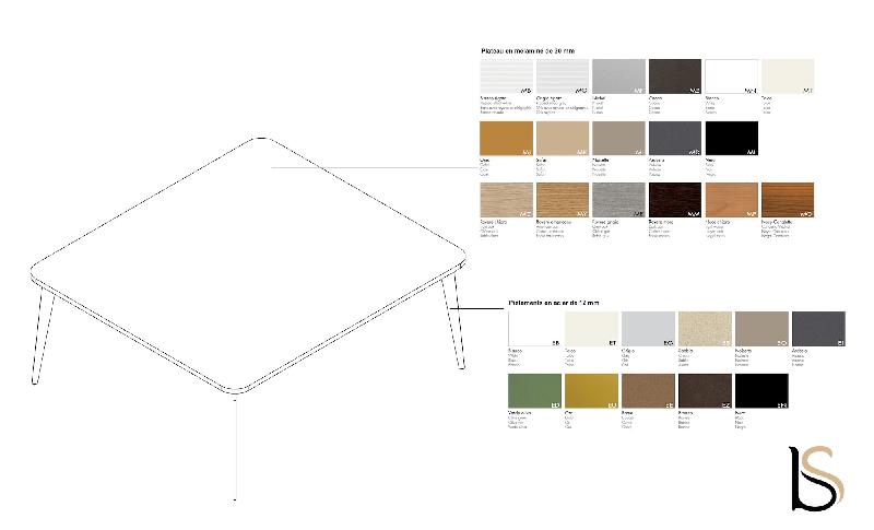Bureau bench 2 personnes Blade - Alea - Non, 120, Chêne gris_5