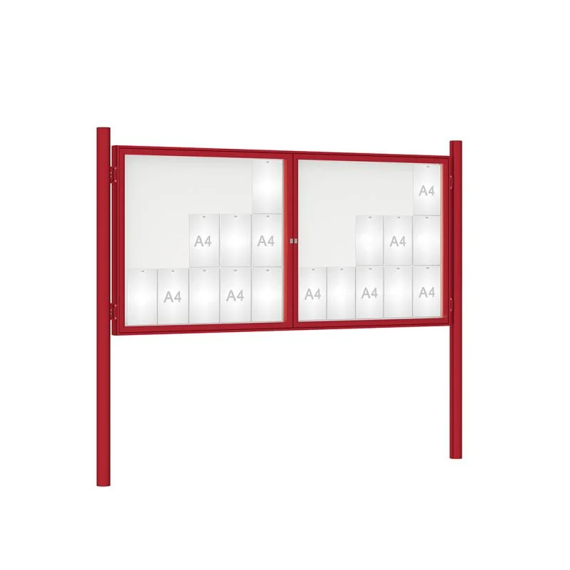 Vitrine 1000 poteaux ronds diam. 76 mm_5