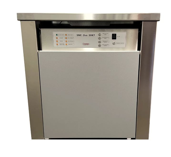 Laveur automatique à ultrasons SNC Slide 30 K7 - Modèle tiroir incorporable sous plan de travail vrac/cassettes - Gamasonic_5
