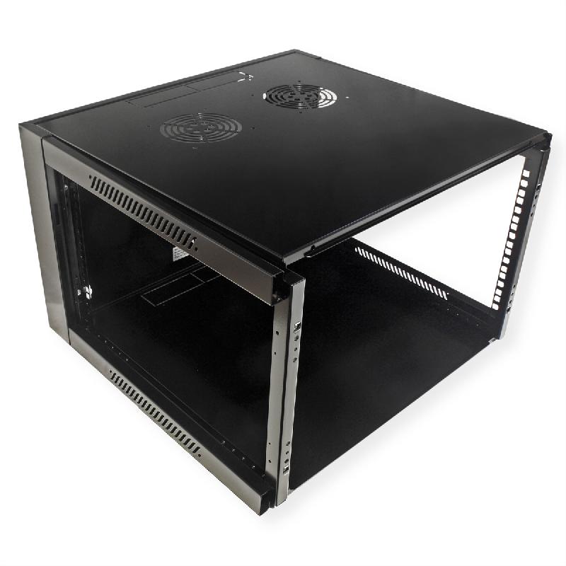 VALUE Armoire murale 6UH (HxLxP) 368 x 570 x 600mm, noir_5