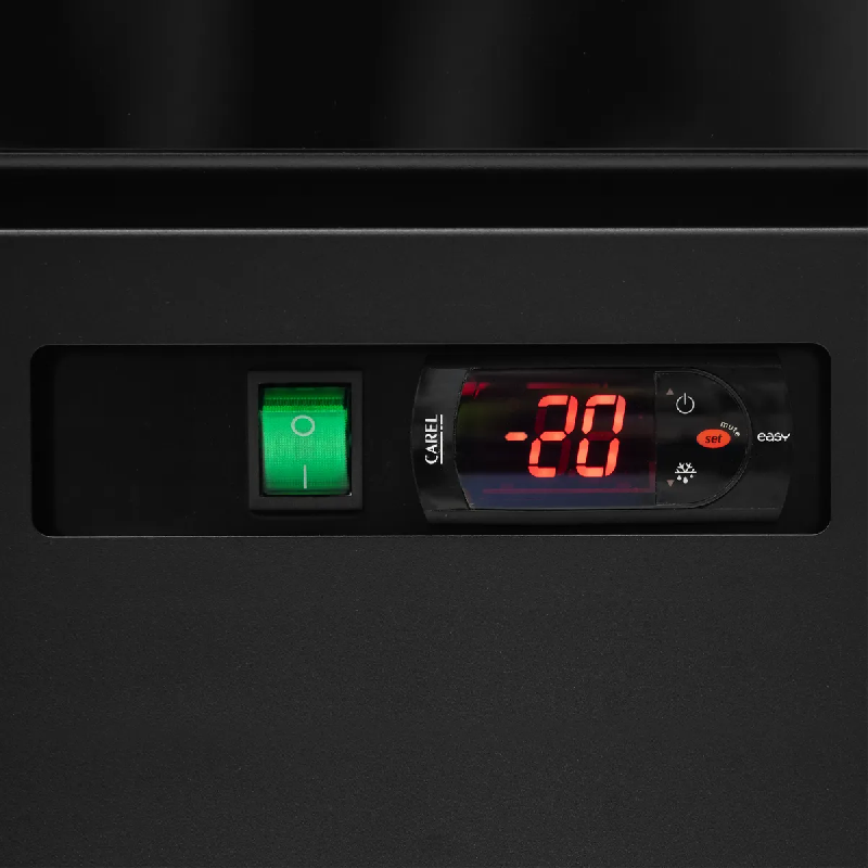 Congélateur vertical vitré Atom Maxi F2DB (1006 / 702L) Noir TEFCOLD_5
