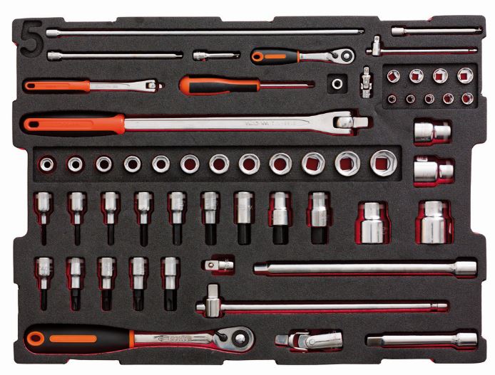 Jeu d'outils pour l'industrie éolienne - Mallette rigide à usage intensif avec 167 pcs - Réf : 4750RCHDW02FF2_5
