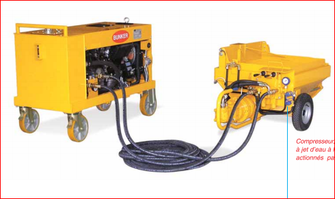 Pompe à béton polyvalente et maniable B100