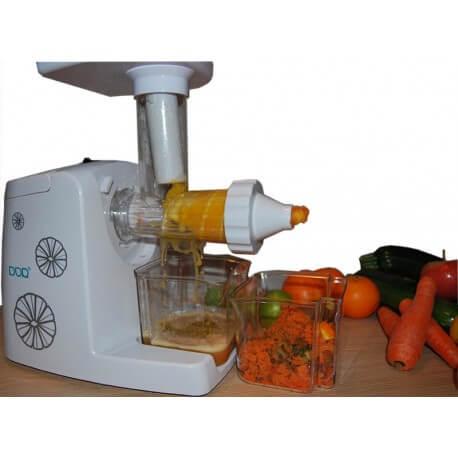 Slow juicer - Extracteur de jus à extraction lente 80t/min avec râpe offerte_5