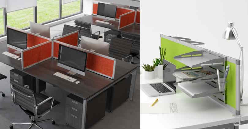 Cloisonnettes mélaminées, tissu ou acoustiques REY - finition pleine ou semi-vitrée_5