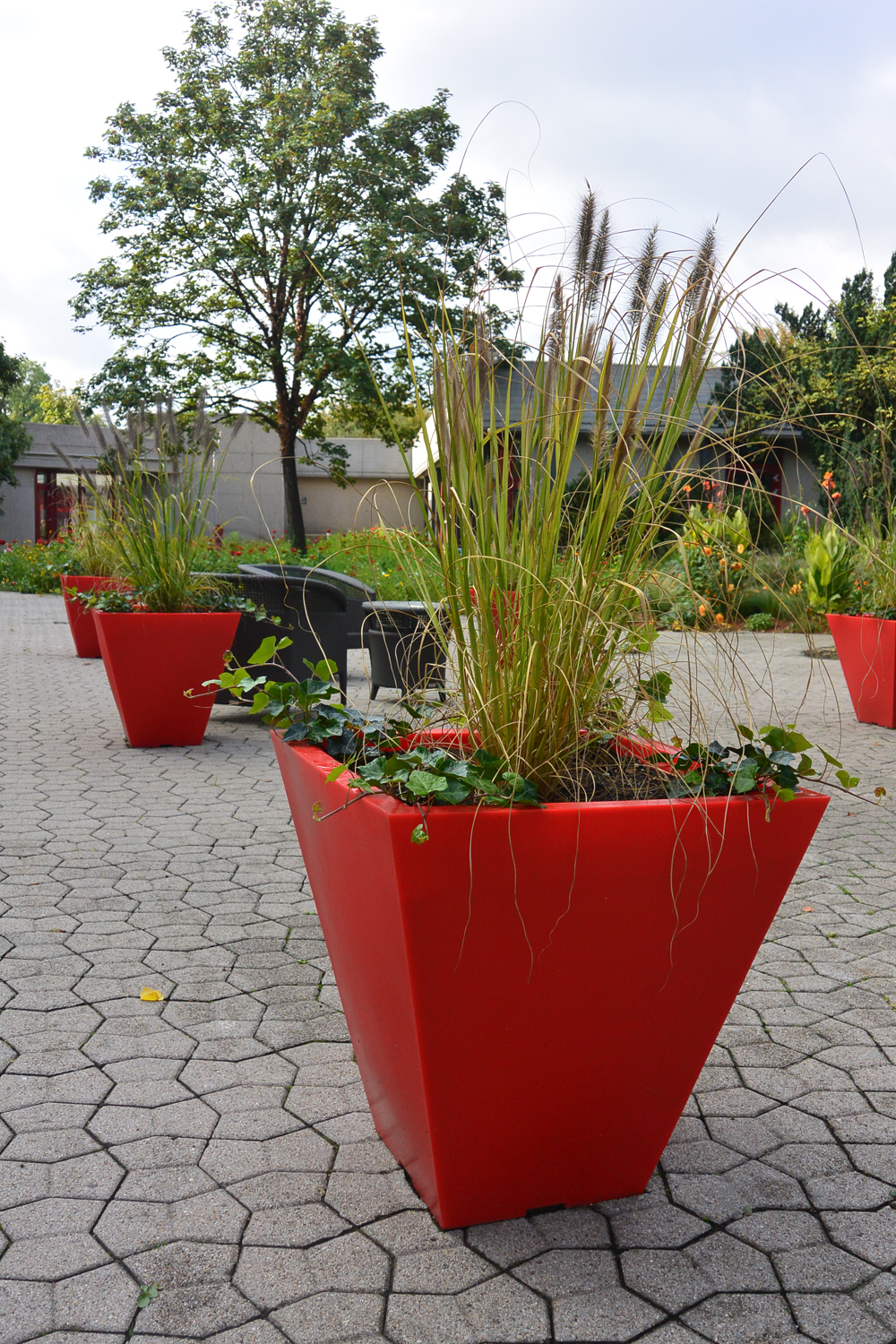 Pot de fleur Square Colors® - bichromie, ultra-léger et résistant - modèle GC300_5