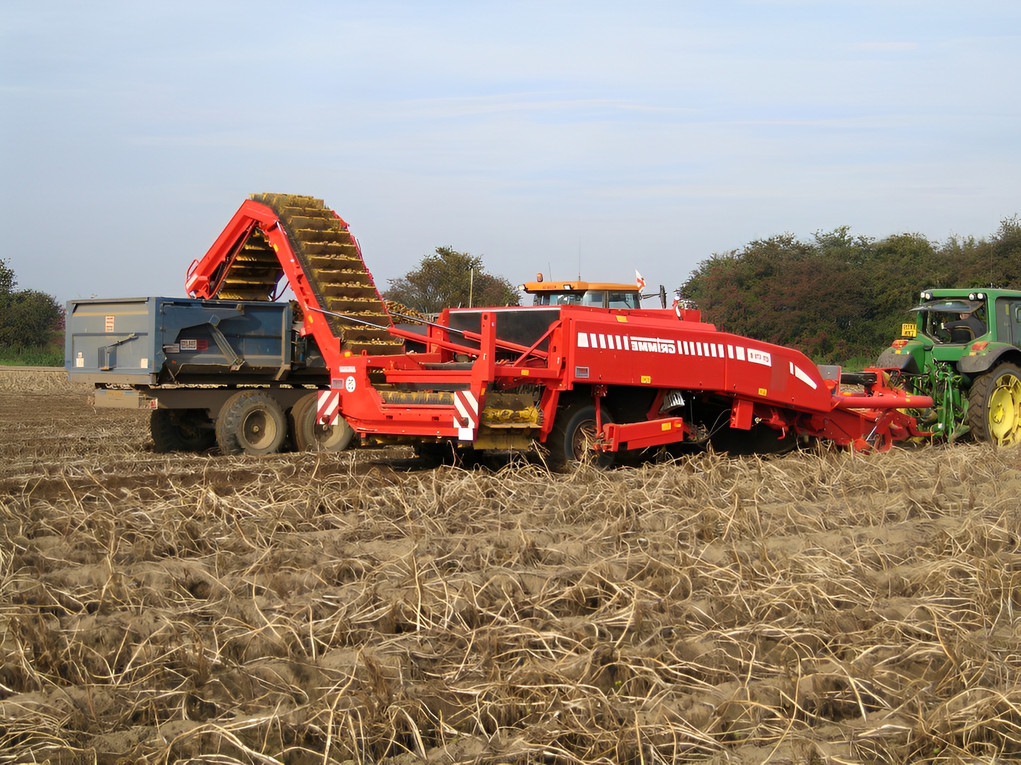 Arracheuse Grimme avec système de séparation MultiSep et TwinSep