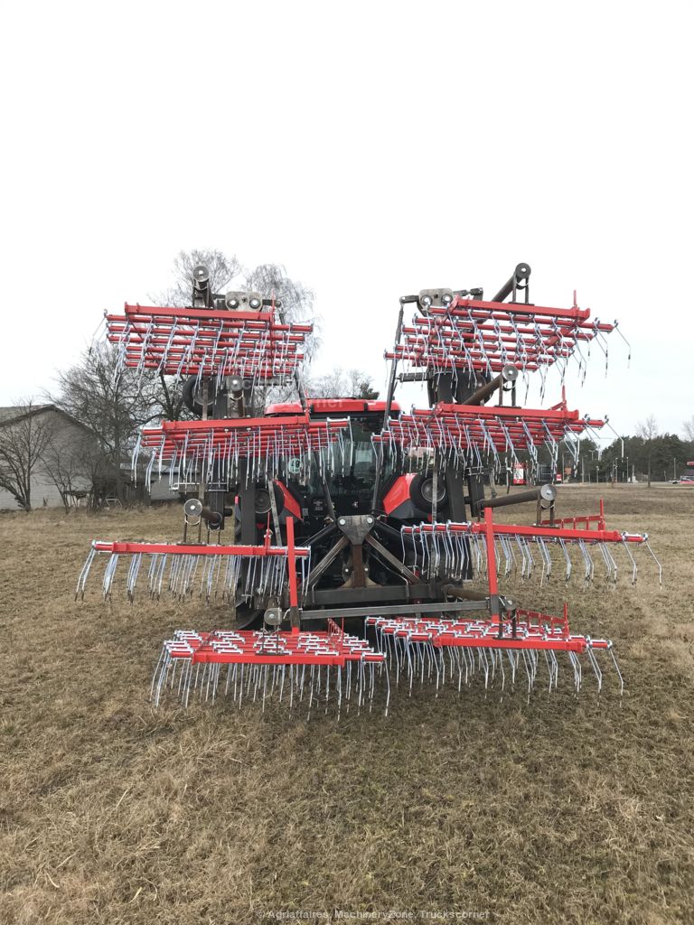Herse étrille 12 mètres avec attelage porté arrière -Jar-Met HS JAR 12000_5