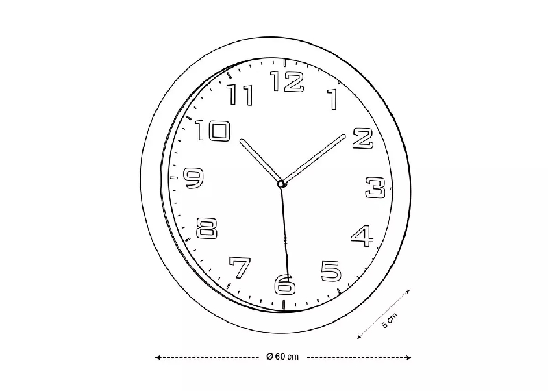 Horloge murale quartz géante_5