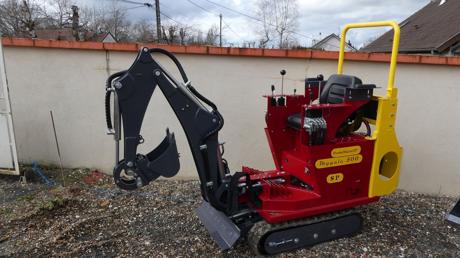 Mygale 500 micro pelle 500kg force 1t2 devis sous 1h