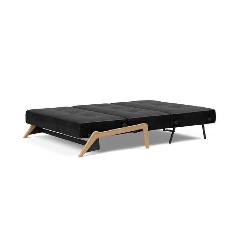 Canapé-lit design Innovation Living Cubed Wood 02 - Convertible 200x140 cm - Coloris Faunal Black_5