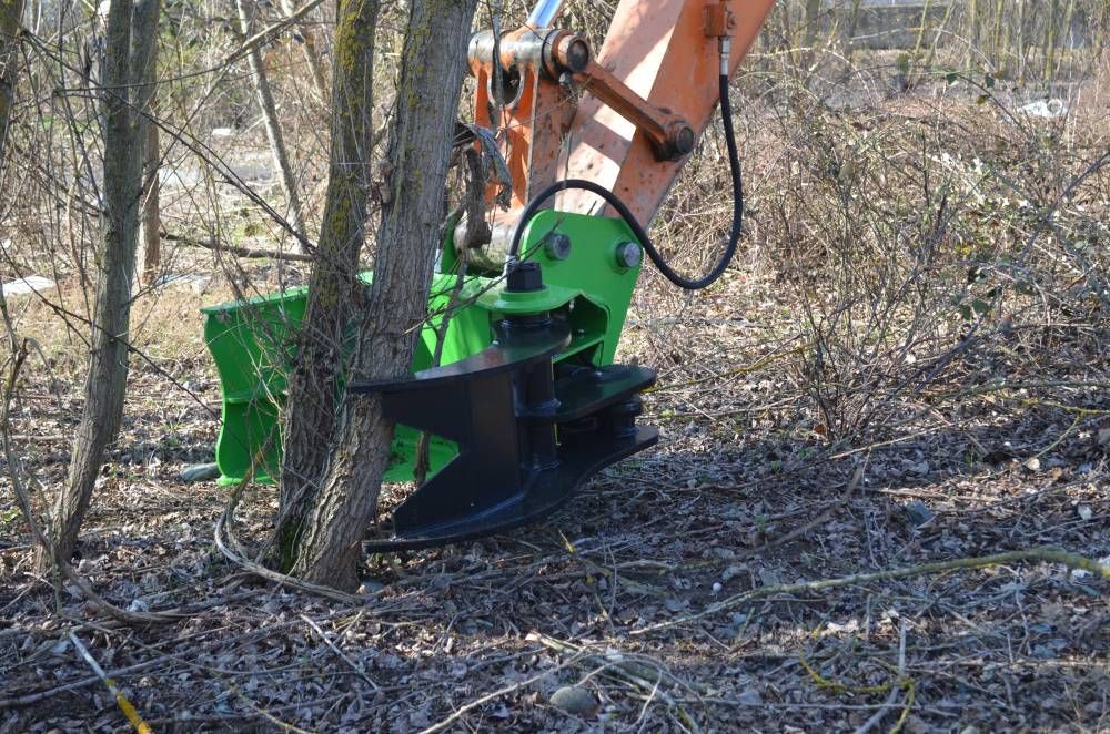 Grappin coupeur forestier bi400 - omef-group srl - prise min du tronc 120 mm - ouverture de coupe 380 et 400 mm_5