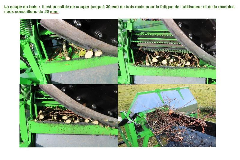 Broyeur de végétaux manuel - Fabrication française - Lame 300 mm en acier spécial - Réglable et pliable_5