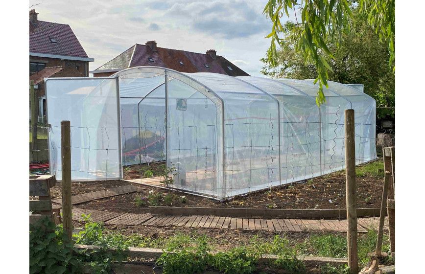 Bâche de toit sur mesure pour serre tunnel - Polyéthylène 200 microns_5